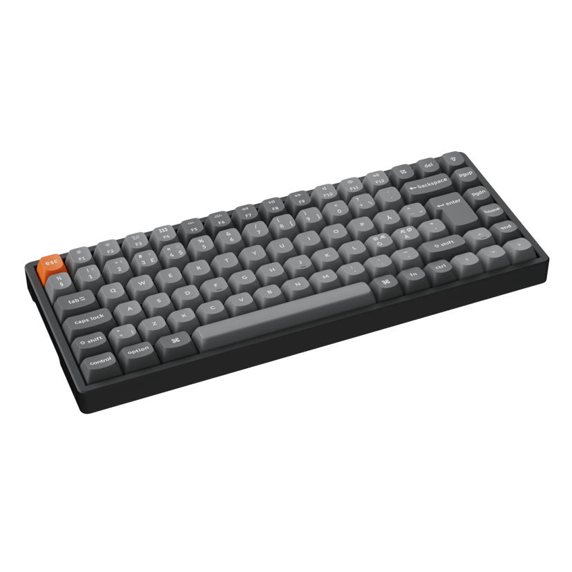 Keychron K2 Max 75% WL Tri-Mode HS Kablet og trådløst Keychron Super Red Nordisk