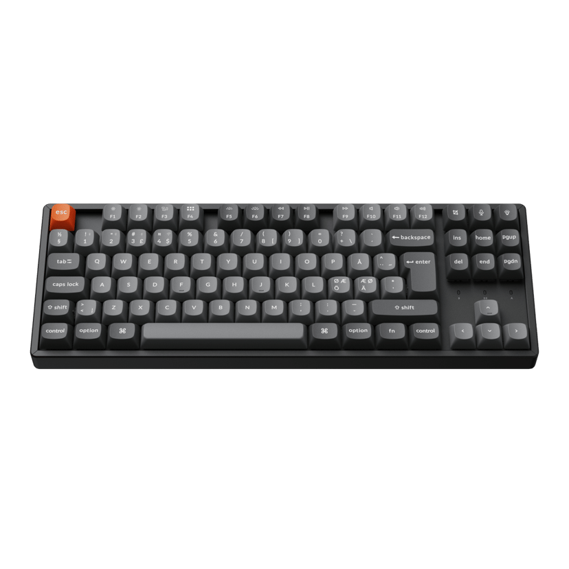 Keychron K8 Max 80% WL Tri-Mode HS Kabel & Trådlös Keychron Super Brown Nordisk