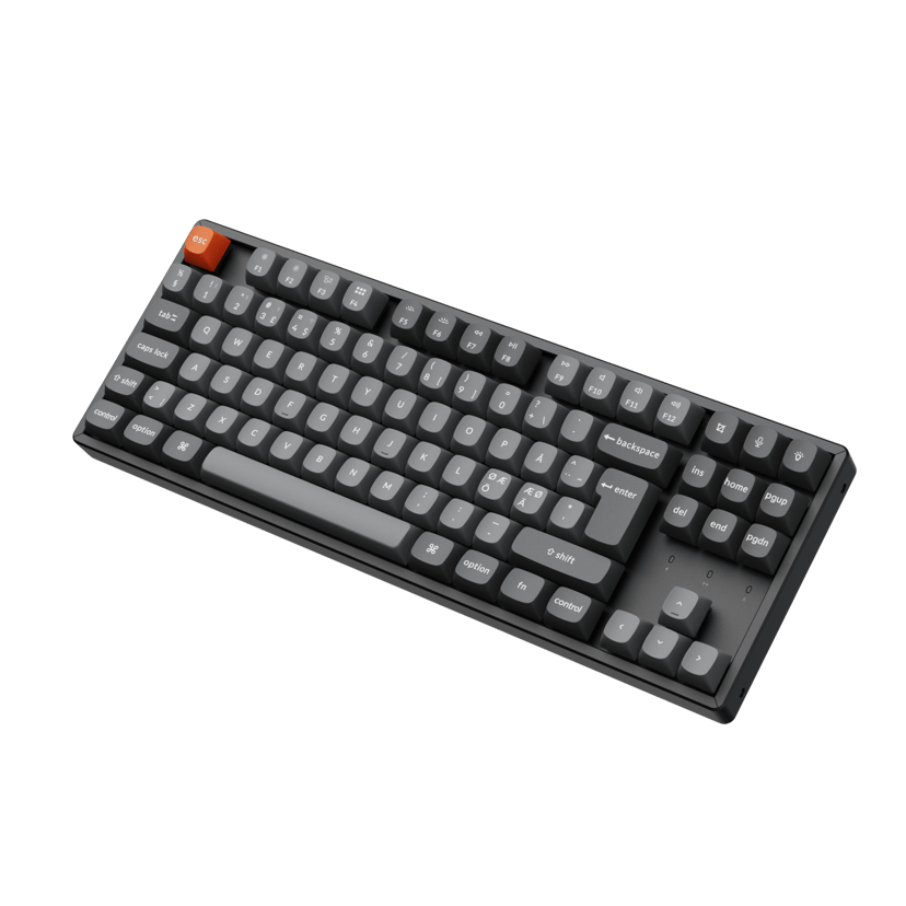 Keychron K8 Max 80% WL Tri-Mode HS Kabel & Trådlös Keychron Super Brown Nordisk