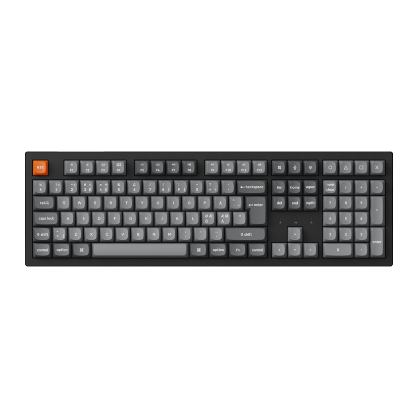 Keychron K10 Max 100% WL Tri-Mode HS Langallinen & langaton Keychron Super Brown Pohjoismainen