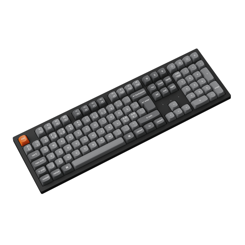 Keychron K10 Max 100% WL Tri-Mode HS Langallinen & langaton Keychron Super Brown Pohjoismainen