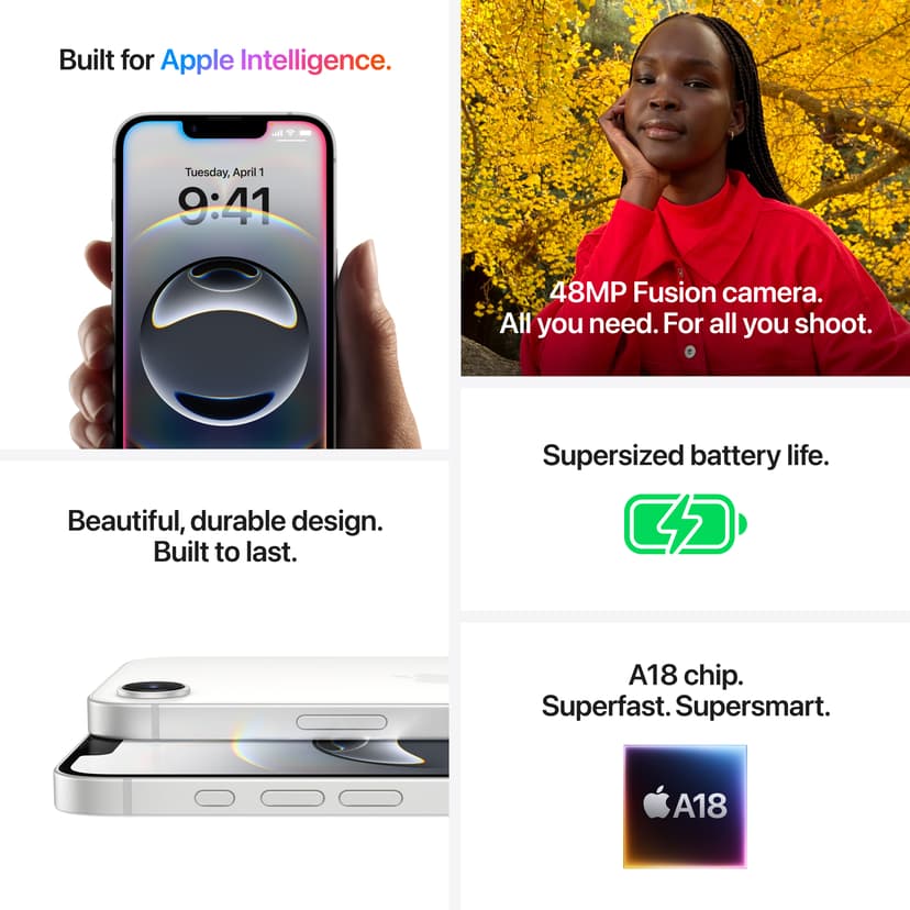 Apple iPhone 16e 512GB Svart