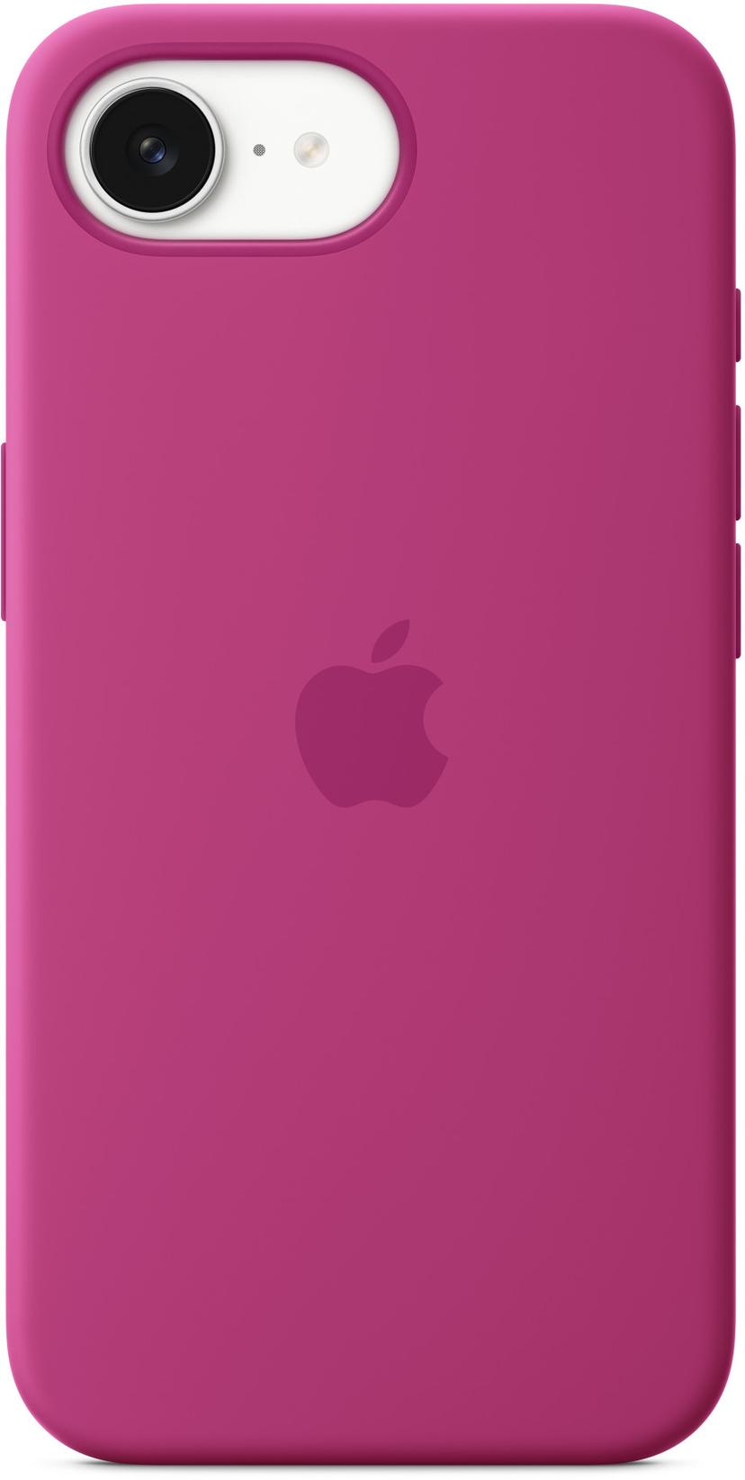 Apple Silicone Case iPhone 16e Fuchsia