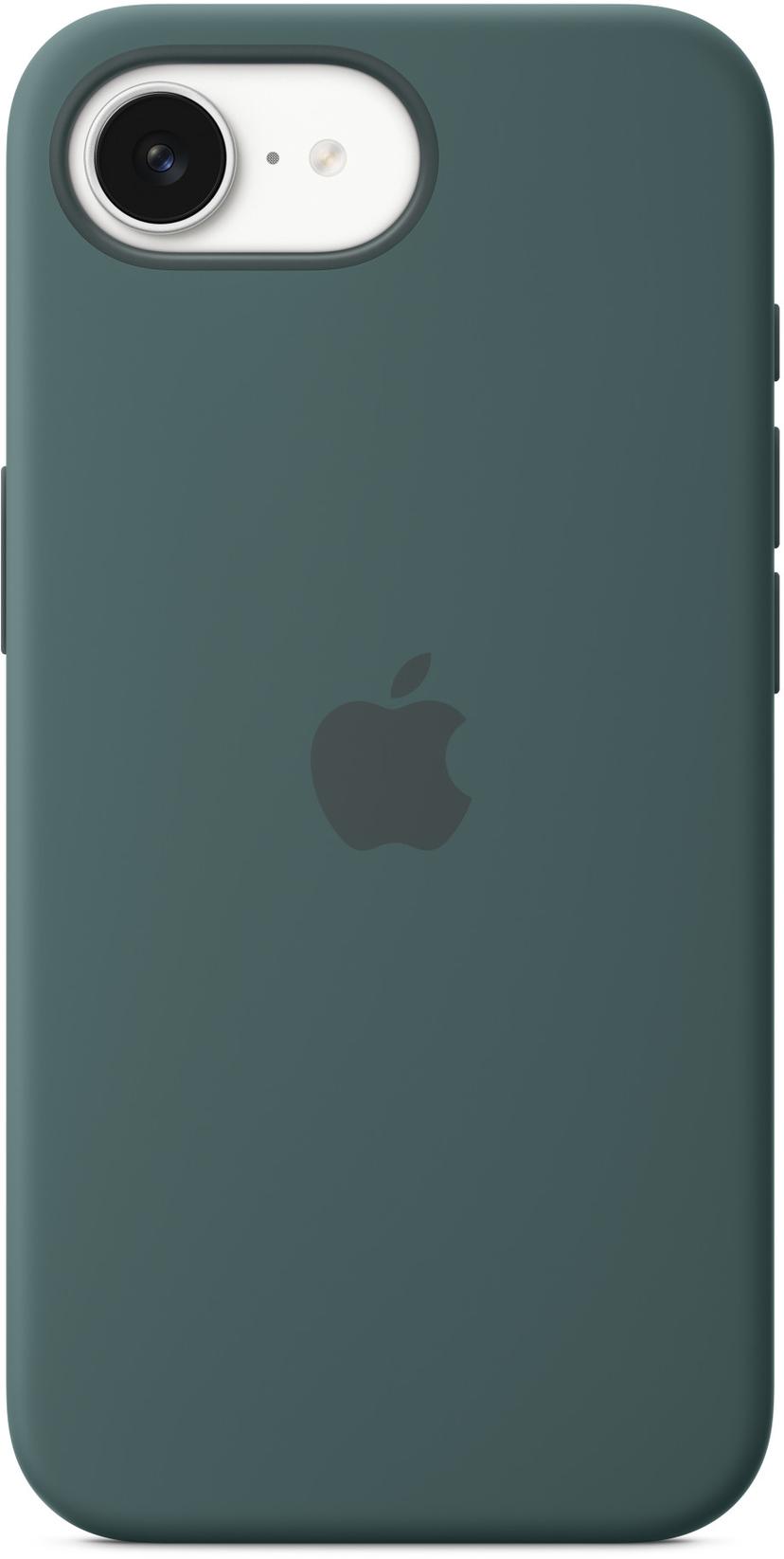 Apple Silicone Case iPhone 16e Groen