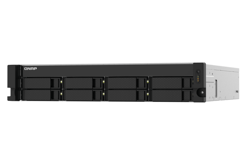 QNAP TS-832PXU NAS Rack (2U) Annapurna Labs AL324 4 GB DDR4 0 TB QNAP Turbo System Aluminium, Sort