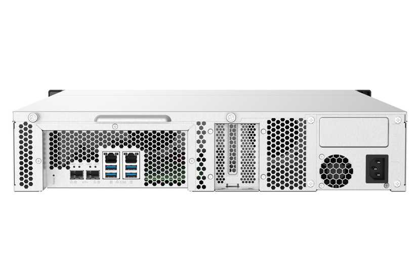 QNAP TS-832PXU NAS Rack (2U) Annapurna Labs AL324 4 GB DDR4 0 TB QNAP Turbo System Aluminium, Sort