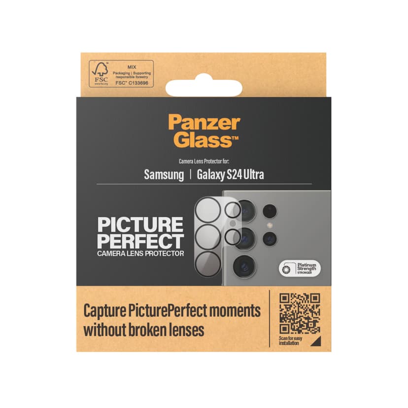 Panzerglass Kameralinsskydd för Samsung Galaxy S24 Ultra