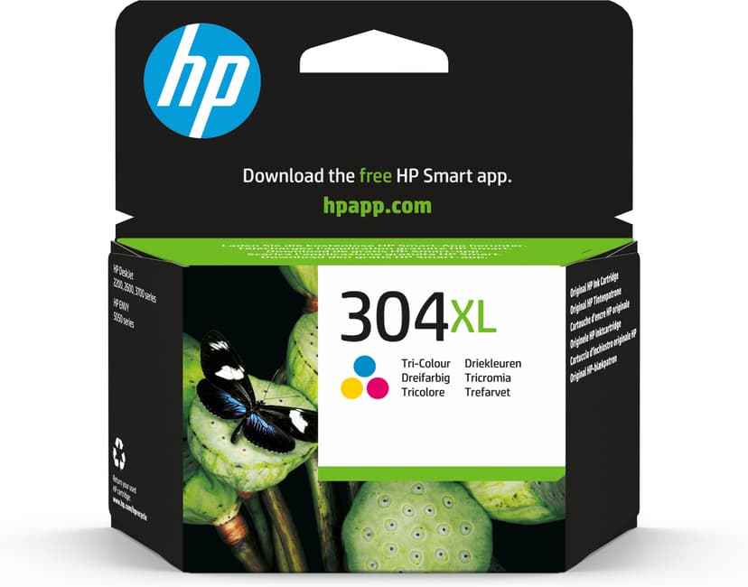 HP Bläck Tri-Color No.304XL - DeskJet 3720/3730/3732
