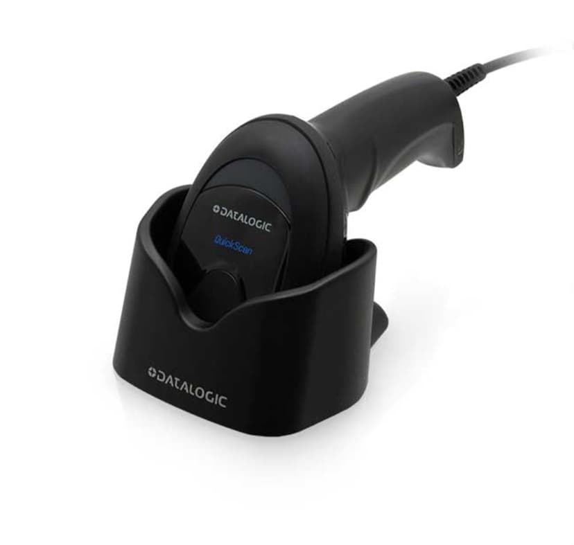 Datalogic Quickscan Lite QW2520 2D USB-Kit Musta sis Jalustan
