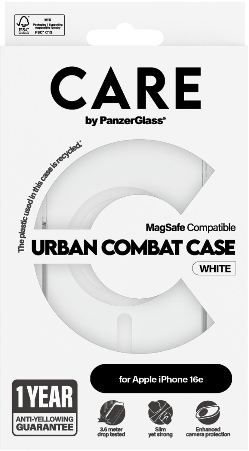 Panzerglass CARE Urban Combat Case MagSafe iPhone 16e Läpinäkyvä