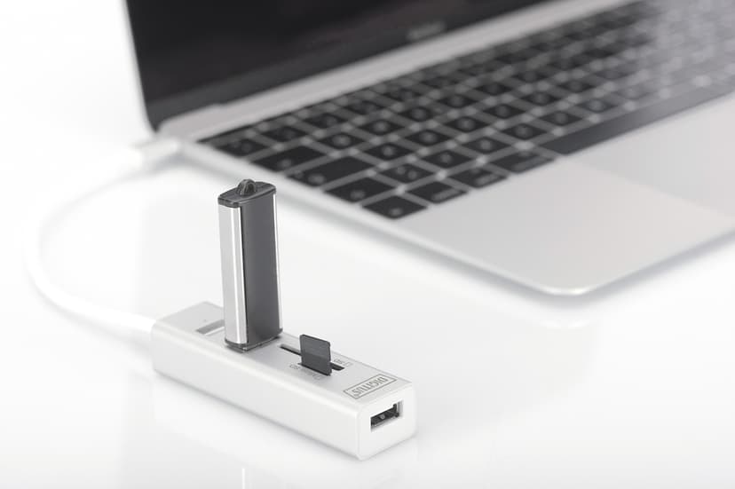 Digitus DA-70243 kortleser USB 2.0 Hvit
