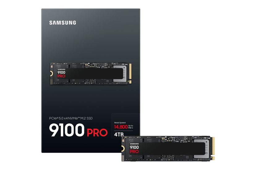 Samsung 9100 Pro 4TB SSD M.2 PCIe 5.0