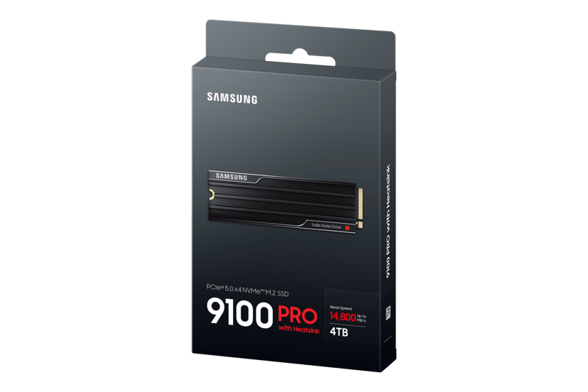 Samsung 9100 Pro 4TB Heatsink SSD M.2 PCIe 5.0