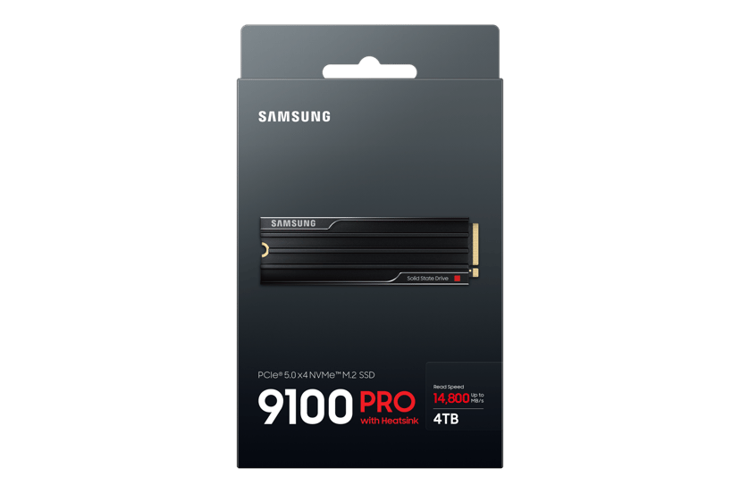Samsung 9100 Pro 4TB Heatsink SSD M.2 PCIe 5.0