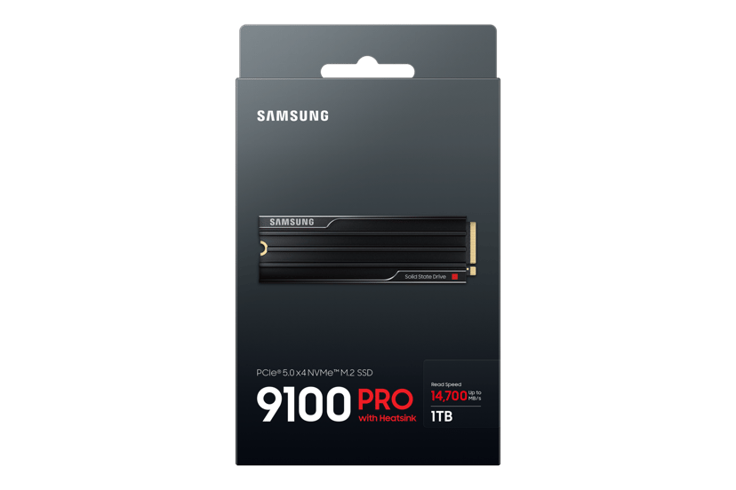 Samsung 9100 Pro 1TB Heatsink SSD M.2 PCIe 5.0