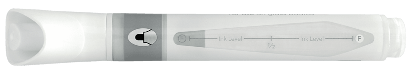Nobo Tavlepenner Kulepenn med flytende blekk Hvit 4stk - Nobo Glass Boards