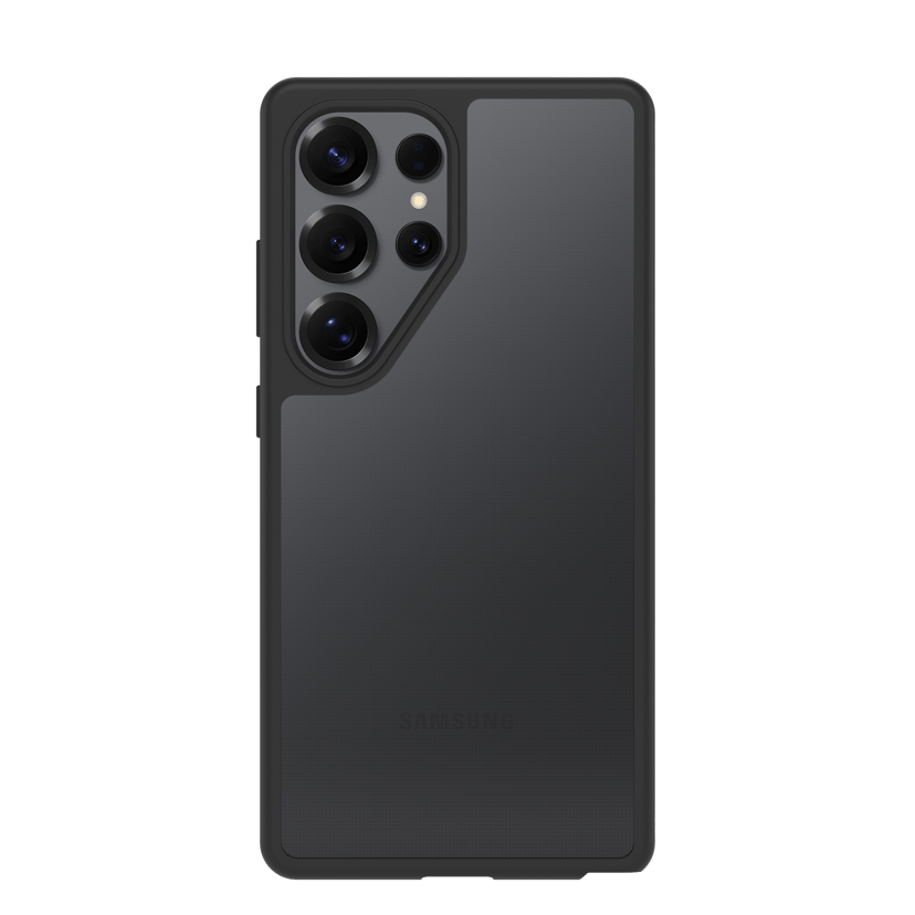 Otterbox React Series Samsung Galaxy S25 Ultra Läpinäkyvä, Musta