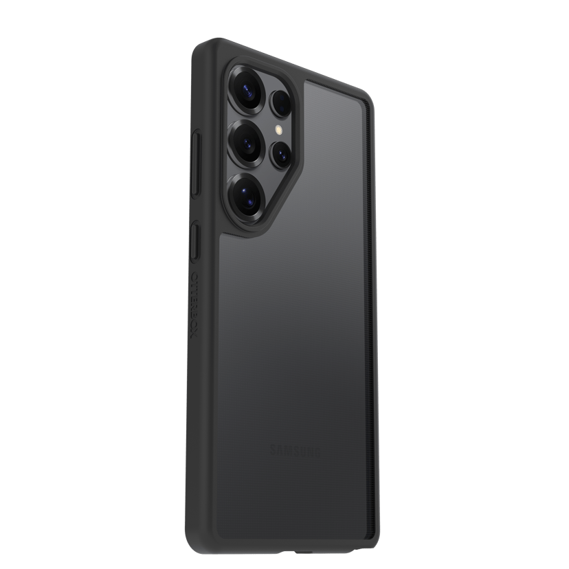 Otterbox React Series Samsung Galaxy S25 Ultra Läpinäkyvä, Musta