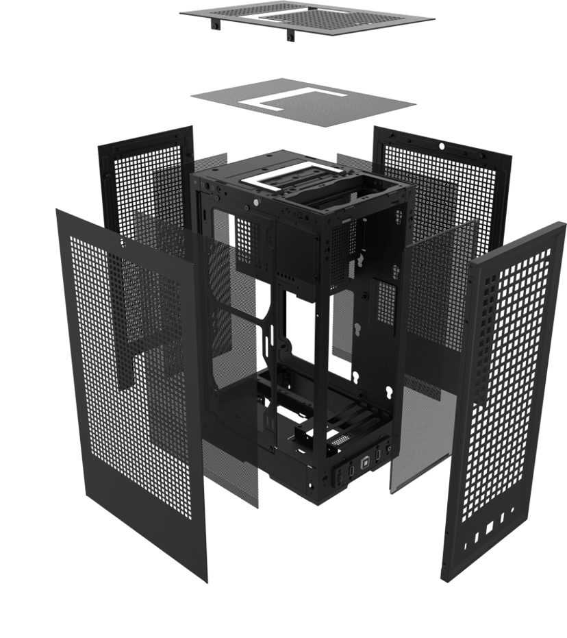 Hyte Revolt 3 Small Form Factor (SFF) Musta