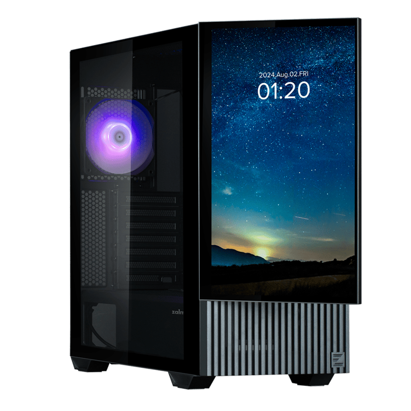 Zalman Z10 DS Black 15.6" Midi Tower Svart