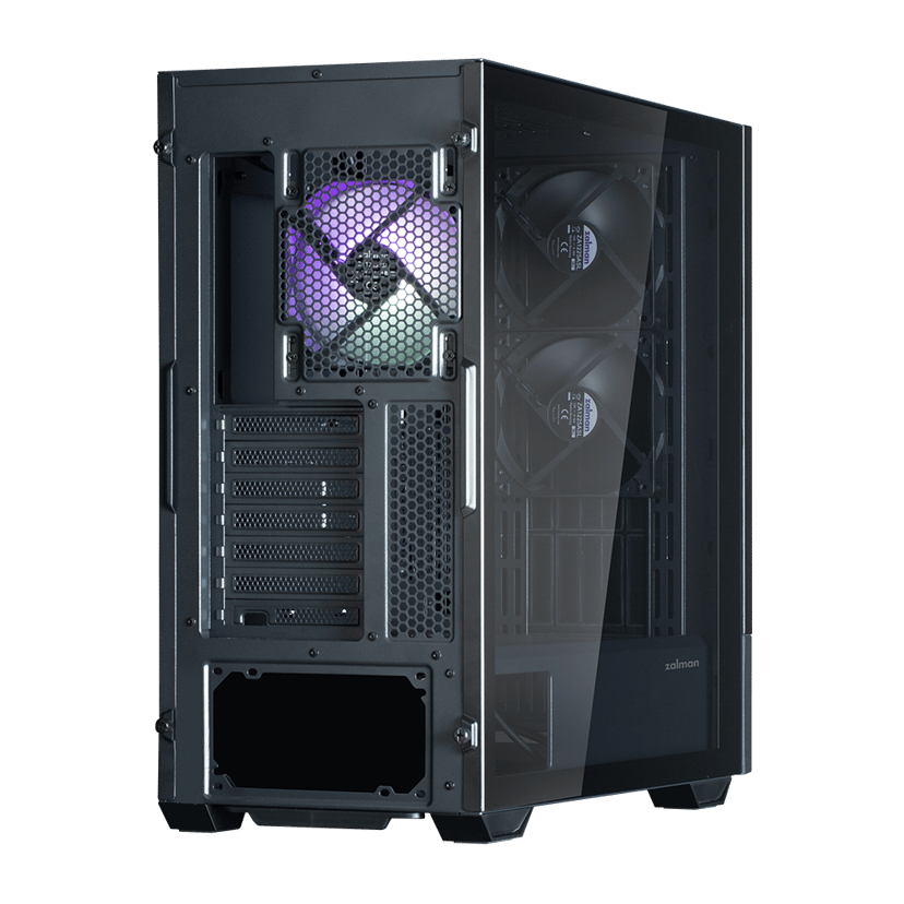 Zalman Z10 DS Black 15.6" Midi Tower Musta
