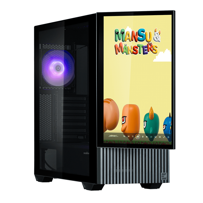 Zalman Z10 DS Black 15.6" Midi Tower Svart