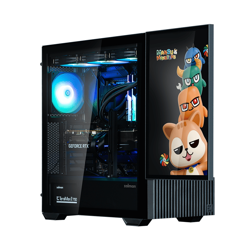 Zalman Z10 DS Black 15.6" Midi Tower Svart