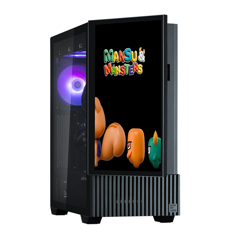 Zalman Z10 DS Black 15.6" Midi Tower Svart