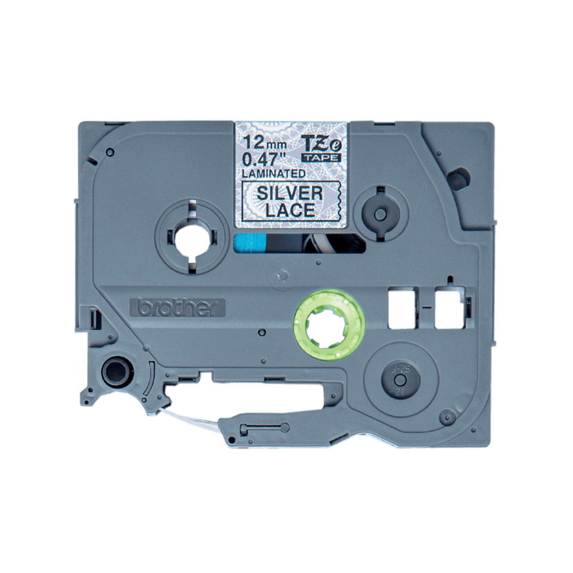 Brother Tape 12mm TZe-MPSL31 Svart/S�lv Spritz
