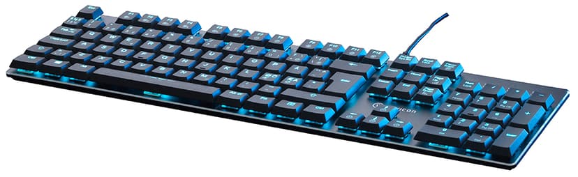 Voxicon GR8-9 RGB Mekaniskt Gamingtangentbord Kabel Kailh Red Nordic