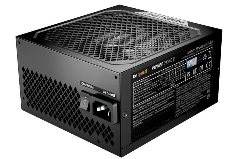be quiet! Power Zone 2 ATX 3.1 750W ATX 80+ Platinum Nätaggregat