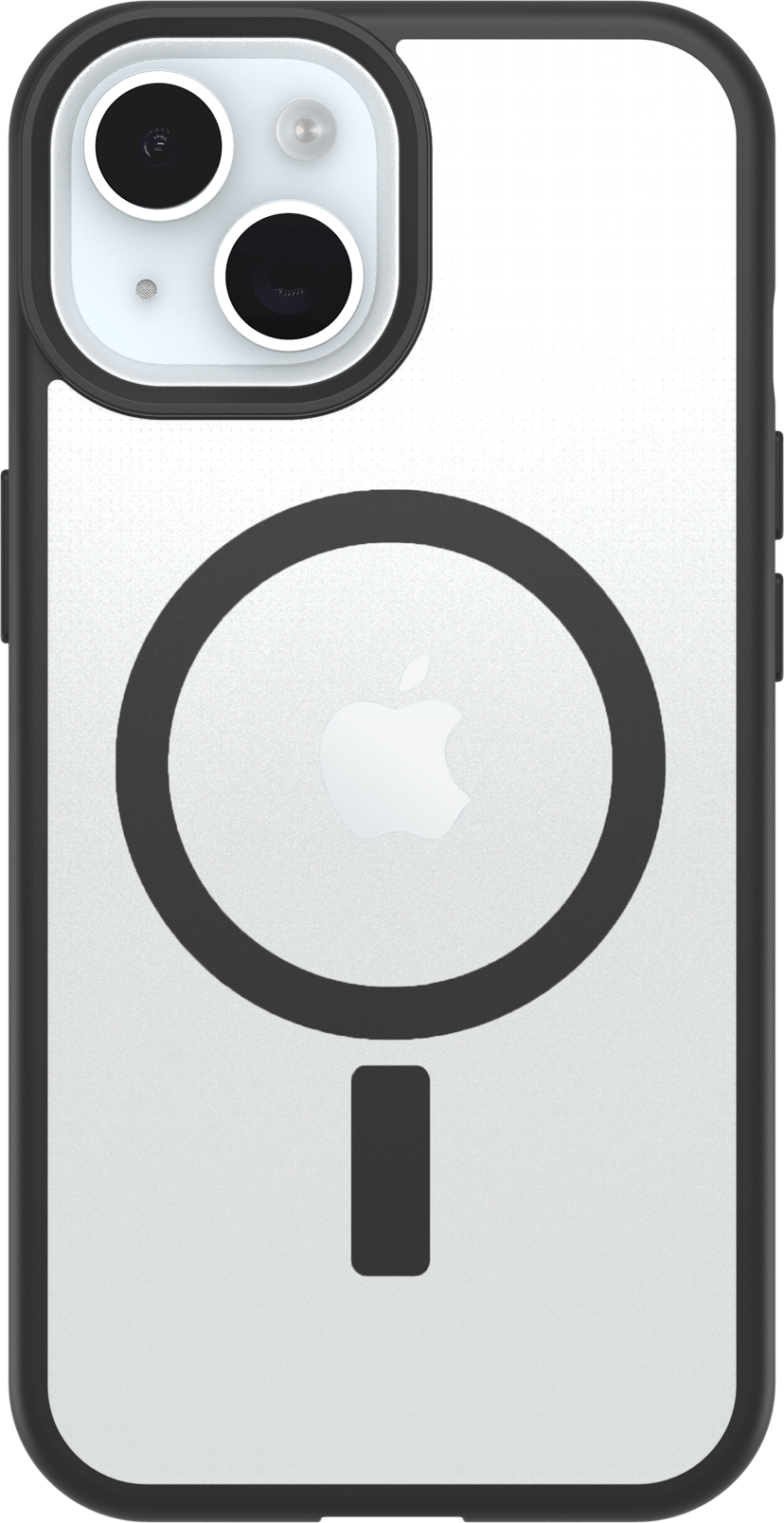 Otterbox React MagSafe Series iPhone 13, iPhone 14, iPhone 15, iPhone 16e, iPhone 17e Svart, Transparent