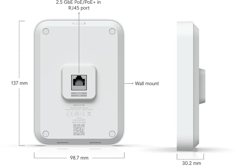 Ubiquiti UniFi U7 In-Wall Access Point