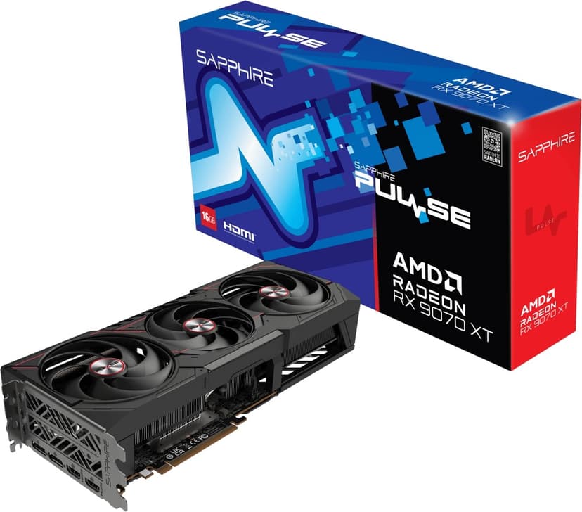 Sapphire PULSE RX 9070 XT Gaming OC 16GB