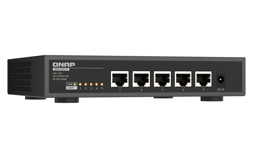 QNAP QSW-3205-5T 5-Port 10 Gigabit Switch