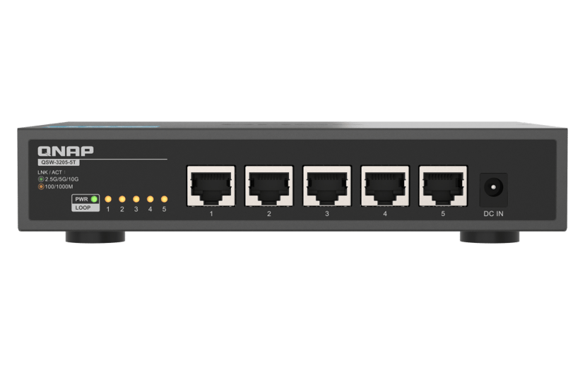 QNAP QSW-3205-5T 5-Port 10 Gigabit Switch