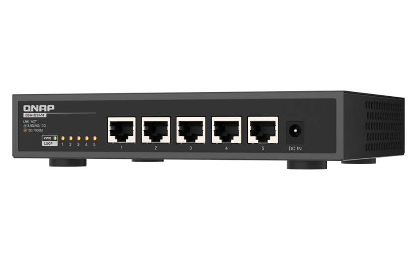 QNAP QSW-3205-5T 5-Port 10 Gigabit Switch