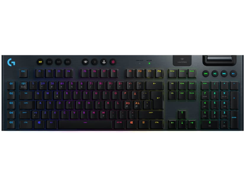 Logitech G915 Lightspeed RGB Trådlös Logitech GL Tactile Nordic