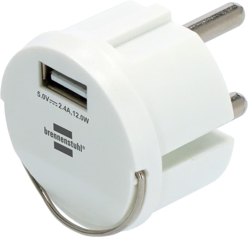 Brennenstuhl Eluttag USB Vit