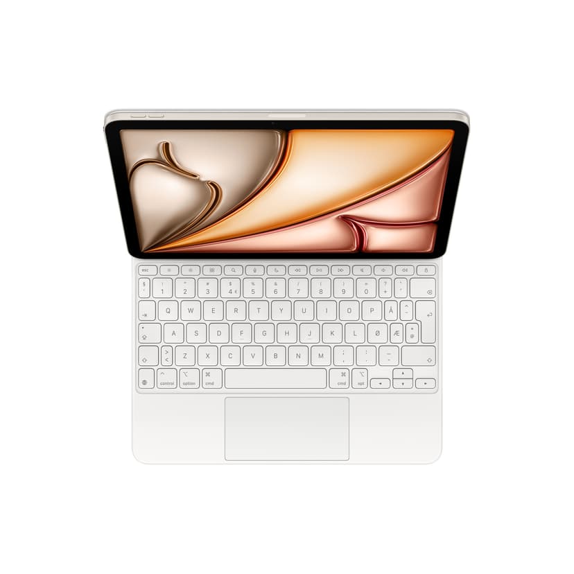 Apple Magic Keyboard iPad Air 10.9" 4th gen, iPad Air 10.9" 5th gen, iPad Air 11" (2024), iPad Air 11" (2025) Norsk Hvit