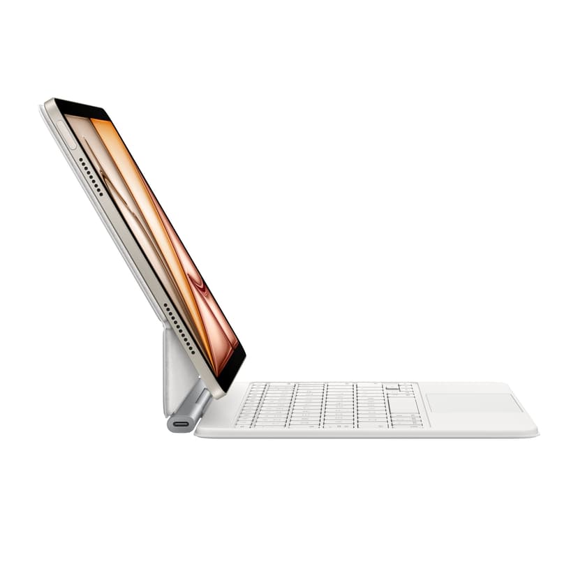 Apple Magic Keyboard iPad Air 10.9" 4th gen, iPad Air 10.9" 5th gen, iPad Air 11" (2024), iPad Air 11" (2025) Norsk Hvit