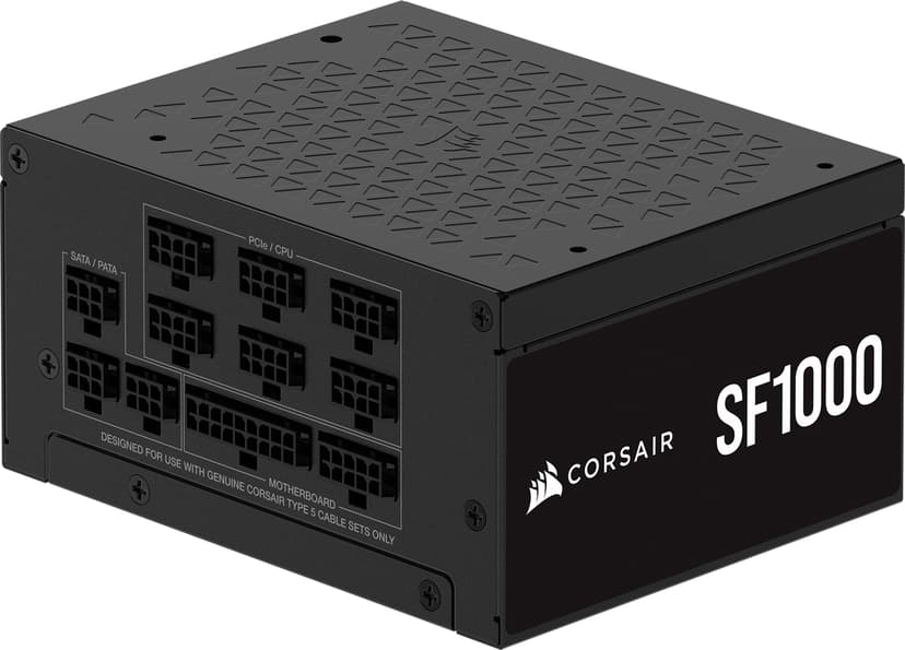 Corsair SF1000 (2024) 1000W SFX 80 PLUS Platinum Strømforsyning