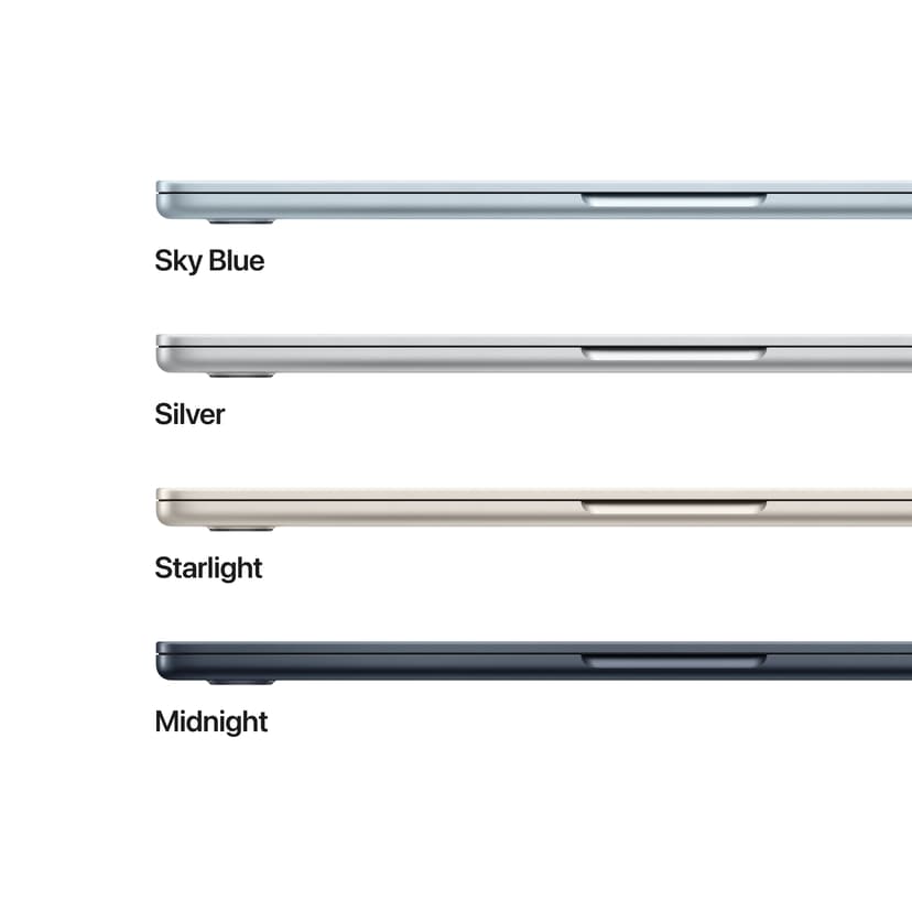 Apple MacBook Air (2025) Midnatt M4 24GB 512GB 13.6"