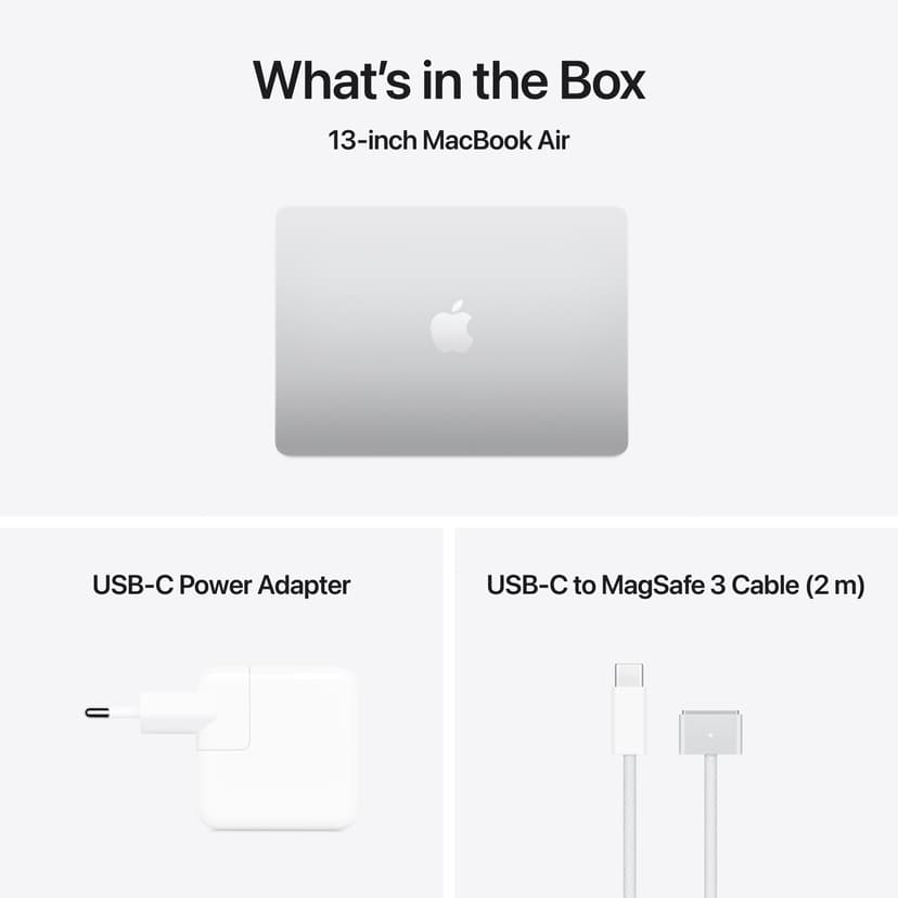 Apple MacBook Air (2025) Silver M4 16GB 256GB 13.6"