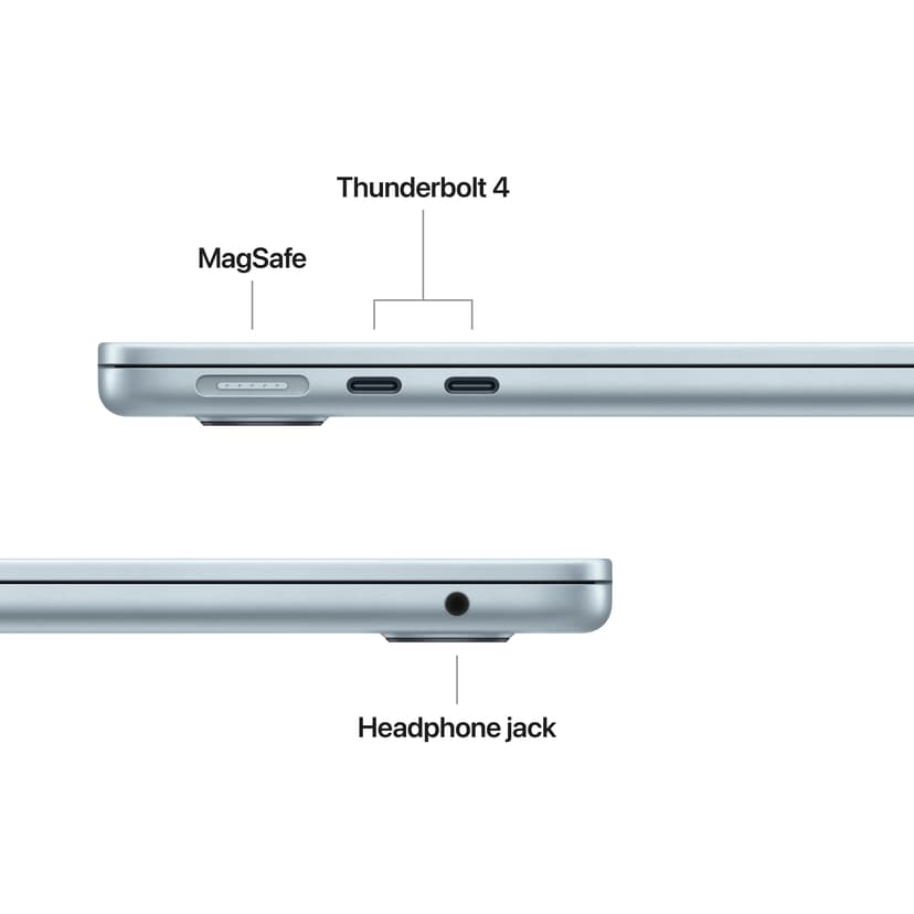 Apple MacBook Air (2025) Himmelsblå M4 16GB 512GB 13.6"