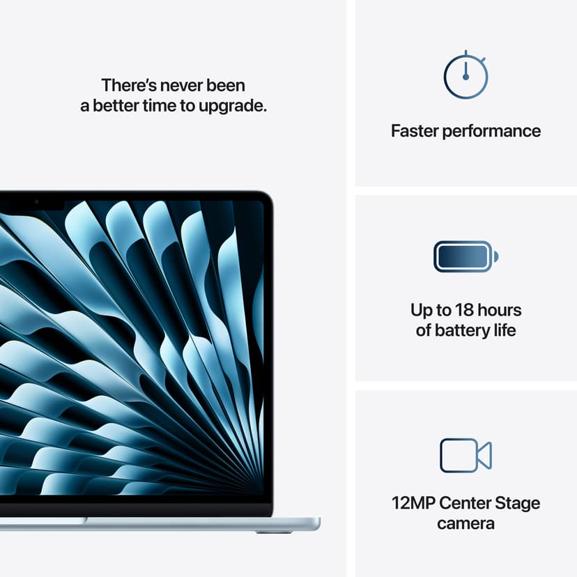 Apple MacBook Air (2025) Himmelsblå M4 16GB 512GB 13.6"