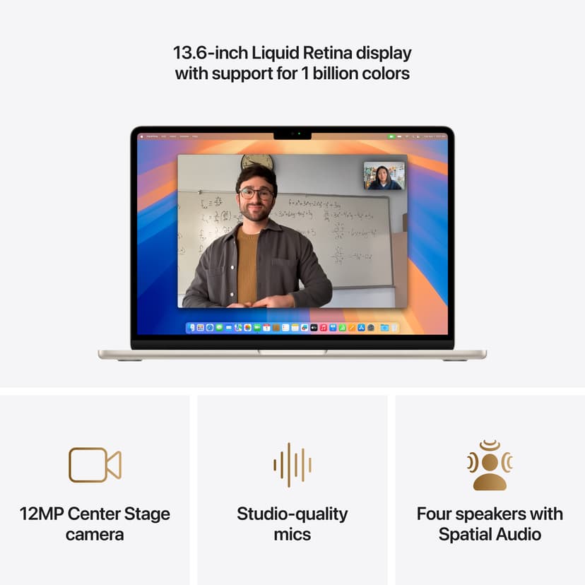 Apple MacBook Air (2025) Stjärnglans M4 24GB 512GB 13.6"
