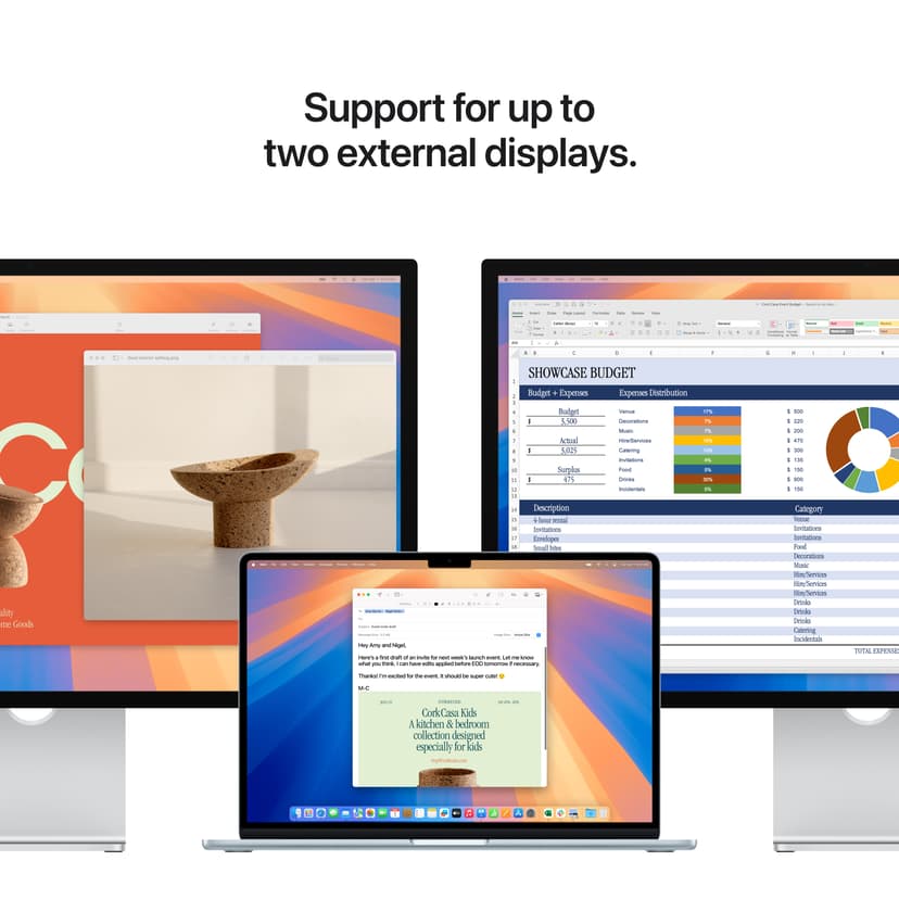 Apple MacBook Air (2025) Stjärnglans Apple M4 16GB 512GB 15.3"