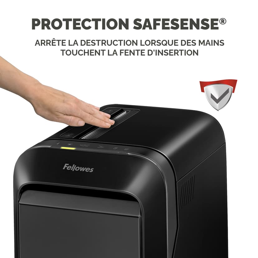 Fellowes Powershred LX221 Micro-cut, musta