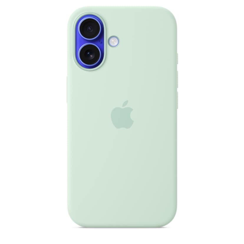 Apple Silicone Case Magsafe iPhone 16 Akvamarin